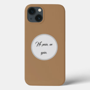 Case-Mate iPhone Case Pas de douleur, pas de gain Citations de motivat