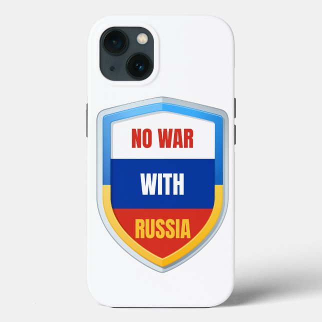 Coques Case-Mate iPhone Pas de guerre avec la Russie - Ukraine Russe (Verso)