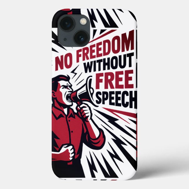 Coques Case-Mate iPhone "Pas De Liberté Sans Liberté D'Expression" (Verso)