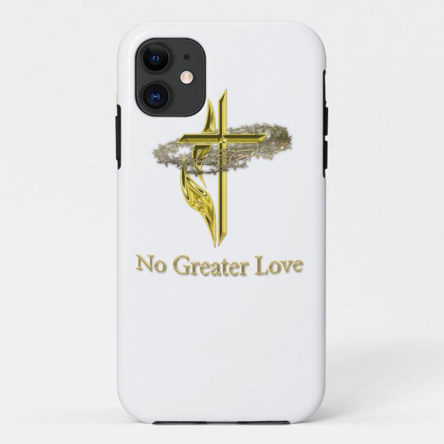 Coques Case-Mate iPhone Pas de plus grand amour (Dos)