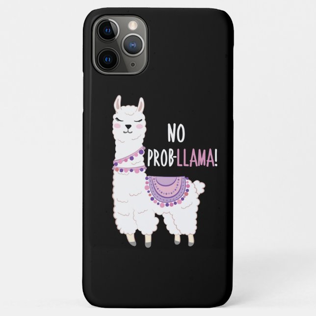 Coques Case-Mate iPhone Pas de problème Llama (Dos)