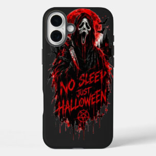 Coque Pour iPhone 16 Plus Pas de sommeil, juste un cri d'Halloween Design go