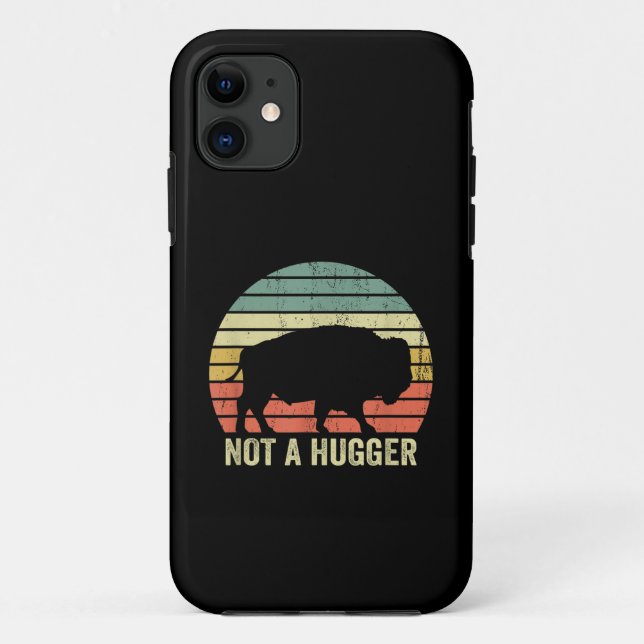 Coques Case-Mate iPhone Pas un drôle de bison de buffle de Yellowstone emb (Dos)