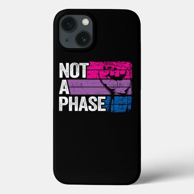 Coques Case-Mate iPhone Pas Une Phase Bisexuelle Funny Bi Pride (Verso)