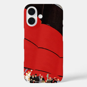 Coques iPhone 16 Passagers de bateaux de croisière vintages saluant