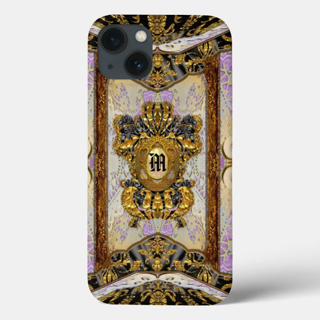 Coques Case-Mate iPhone Passementerie Madeline Elegant Chic Damask Tough (Verso)