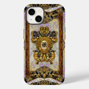 Coque Case-Mate iPhone Passementerie Madeline Elegant Damask Monogramme