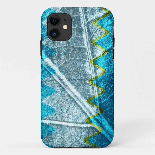 Coques Case-Mate iPhone Pastel Abstrait en feuille moderne #3 (Dos)