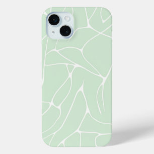 Coque Case-Mate iPhone Pastel Abstrait minimaliste Monnaie Vert couleur