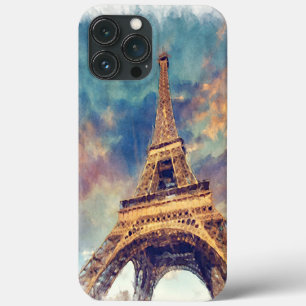 Etui iPhone Case-Mate Pastel Aquarelle Paris Tour Eiffel
