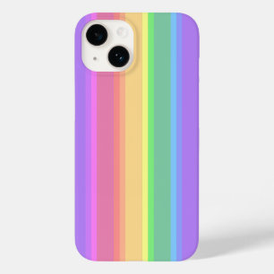 Coque Case-Mate iPhone Pastel arc-en-ciel rayures Coque-coque iphone Mate