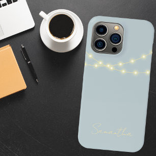Coque Case-Mate iPhone Pastel Bleu Fille Minimaliste Chic