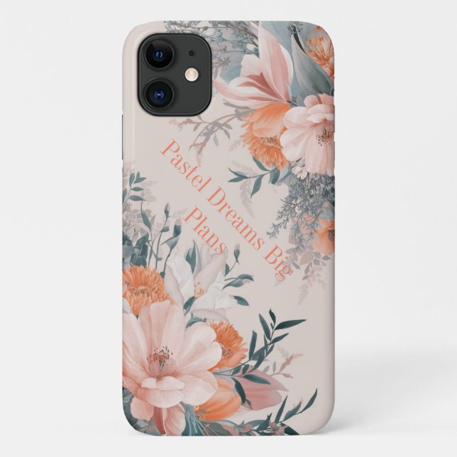 Coques Case-Mate iPhone Pastel Bloom Elégance : iPhone/coque ipad Floral (Dos)