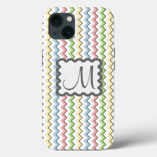 Case-Mate iPhone Case Pastel Chevron avec Monogram de Shirley Taylor