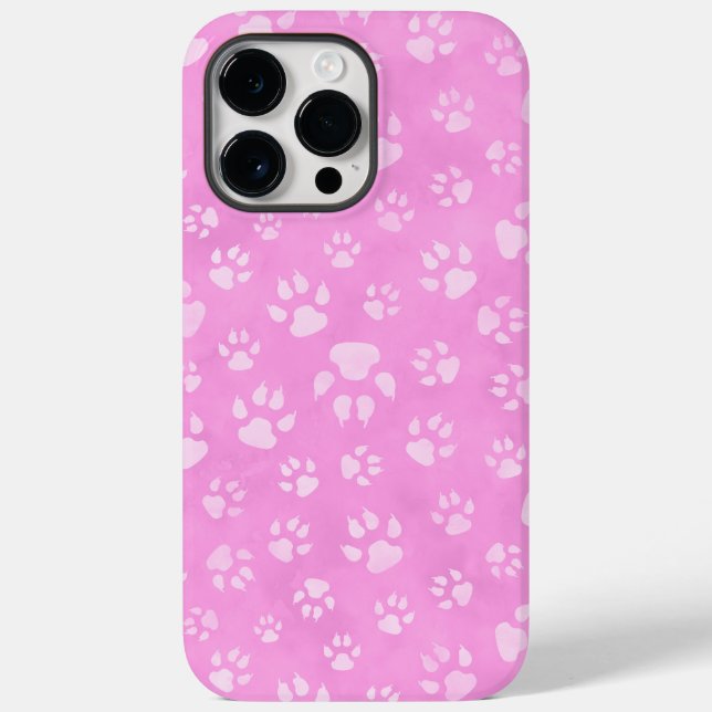 COQUES Case-Mate iPhone PASTEL CHIEN ROSE PASTEL (Verso)