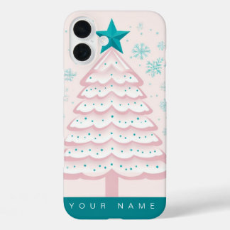 Coque Pour iPhone 16 Plus Pastel Christmas