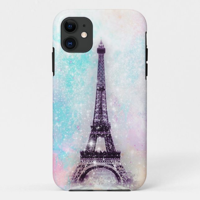 Coques Case-Mate iPhone Pastel de Tour Eiffel (Dos)