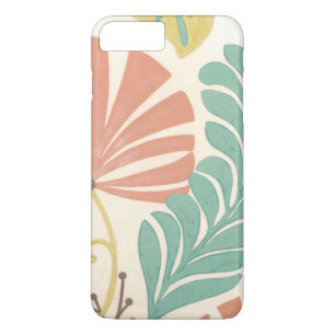 Etui iPhone Case-Mate Pastel Floral Vines et Feuilles sur Arrière - plan