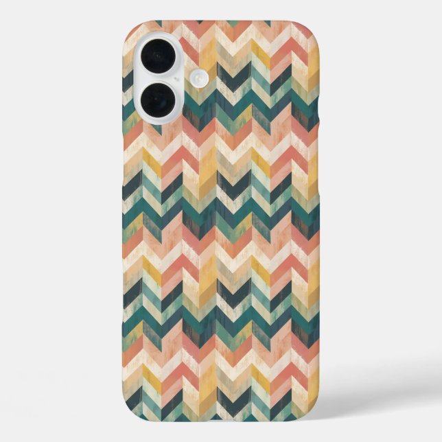 Coques Case-Mate iPhone "Pastel Gradient Chevron Harmony" (Verso)