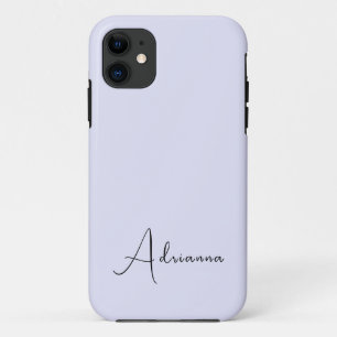 Case-Mate iPhone Case Pastel Lavender couleur solide Minimaliste Personn