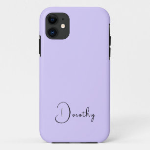 Case-Mate iPhone Case Pastel Lilac Couleur Solide Minimaliste Personnali