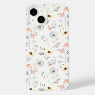 Coque Case-Mate iPhone Pastel Poppy Floral Garden Motif