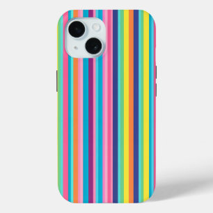 Coque Case-Mate iPhone Pastel Rainbow Stripes