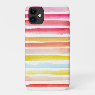 Case-Mate iPhone Case Pastel rayé coloré d'été moderne