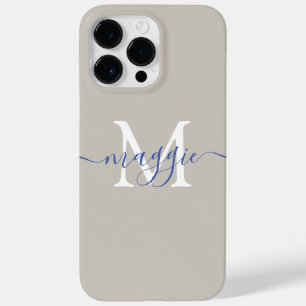 Coque Case-Mate iPhone Pastel Script Monogram Coque-Mate iPhone 14 Pro Ma