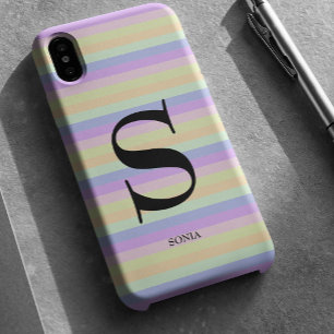 Coque Pour iPhone 16 Pastel Stripes