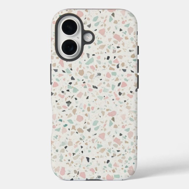 Coques Case-Mate iPhone Pastel Terrazzo Speckle Pattern Case (Verso)