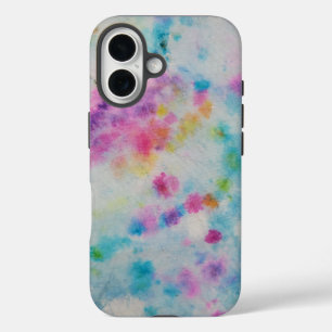 Coque Pour iPhone 16 Pastel Tie Dye