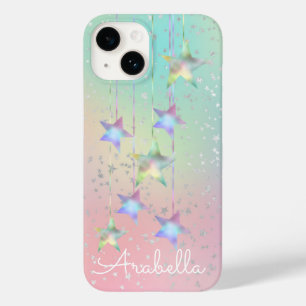 Coque Case-Mate iPhone Pastel tourbillonne holographique étoiles et ruban