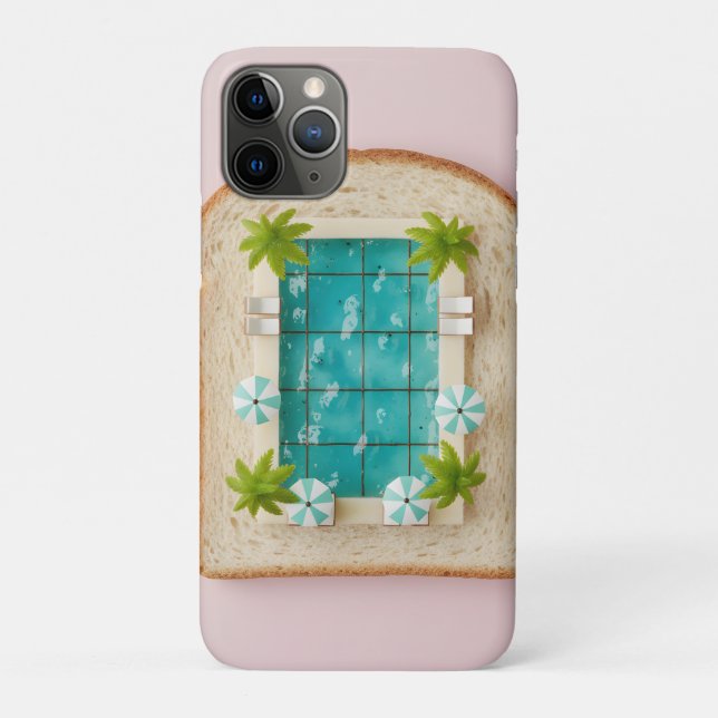 Coques Case-Mate iPhone Pastel Vaporwave Pool Toast (Dos)