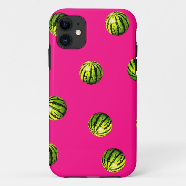 Coques Case-Mate iPhone pastèque rose motif (Dos)