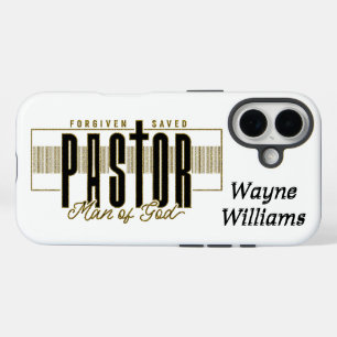 Coque Pour iPhone 16 Pasteur chrétien inspiré/Personnalisé