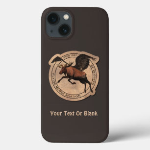 iPhone 13 Case Patch Flying Moose Aviation