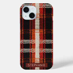 Coque Case-Mate iPhone Patchwork de Knit - Cosy Boho d'automne Vintage (2