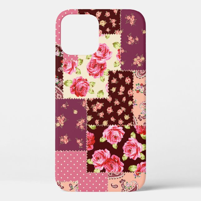 Coques Case-Mate iPhone Patchwork mignon Motif (Verso)