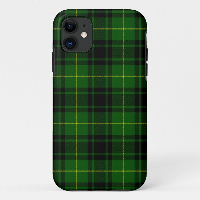 Coques Case-Mate iPhone Pâte verte de tartan MacArthur (Dos)