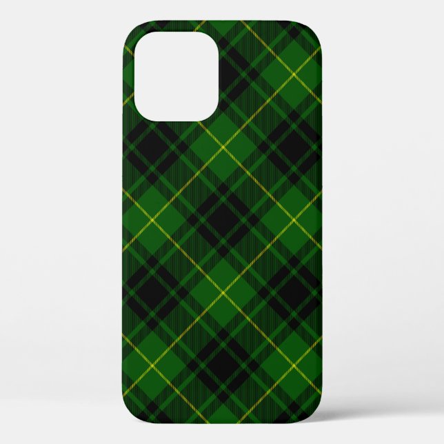 Coques Case-Mate iPhone Pâte verte de tartan MacArthur (Verso)