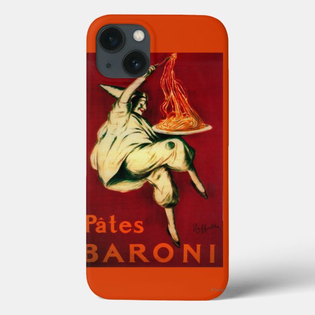 Coques Case-Mate iPhone Pates Baroni Poster Vintage Europe (Verso)