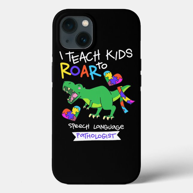 Coques Case-Mate iPhone Pathologiste du langage vocal Dinosaur TRex Roar I (Verso)