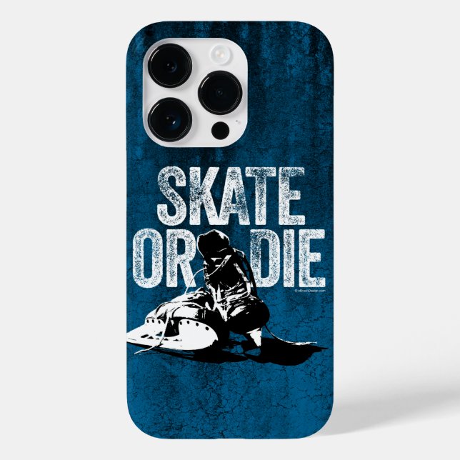 Coques Case-Mate iPhone Patinage Ou Mort (Hockey) (Verso)