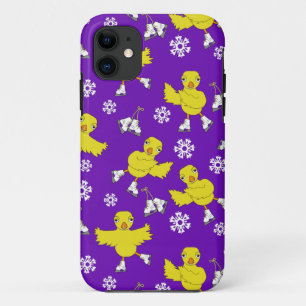 Case-Mate iPhone Case Patinage sur glace Chick Snowflake Motif