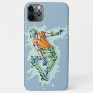 Case-Mate iPhone Case Patineur volant coloré, Illustration amusante