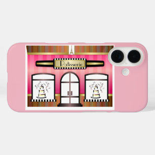 Coque Pour iPhone 16 Patisserie Rose Parisienne