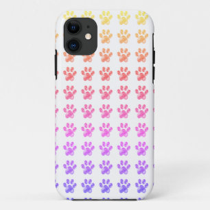 Coques Pour iPhone Patounes colorées mignonnes