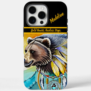 Coque iPhone 16 Pro Max Patrimoine Tribal Design audacieux
