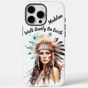 Coque iPhone 16 Pro Max Patrimoine tribal Peinture faciale traditionnelle